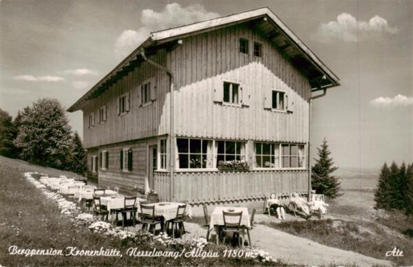 Nesselwang Allgaeu Bayern Bergpension Kronenhuette