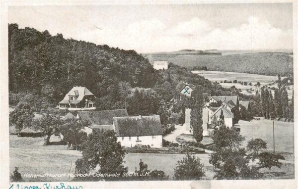 Nonrod Fischbachtal Panorama Hoehenluftkurort im Odenwald