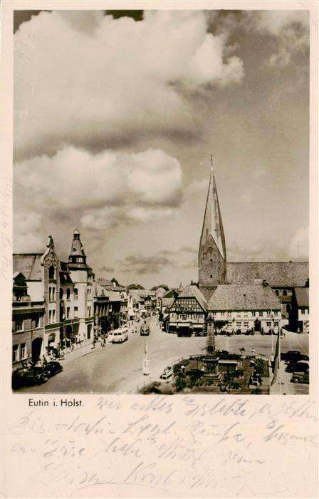 Eutin Ortszentrum mit Kirche
