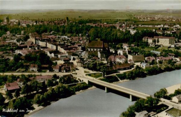 Muehldorf  Inn Fliegeraufnahme