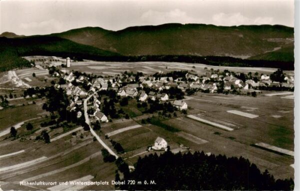 Dobel  Schwarzwald Panorama Hoehenluftkurort und Wintersportplatz