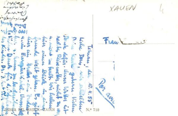 Xauen Maroc Durchblick zur Stadt – Bild 2