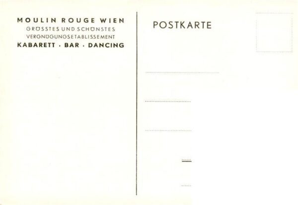 Wien AT Moulin Rouge Vergnuegungsetablissement Nachtaufnahme – Bild 2
