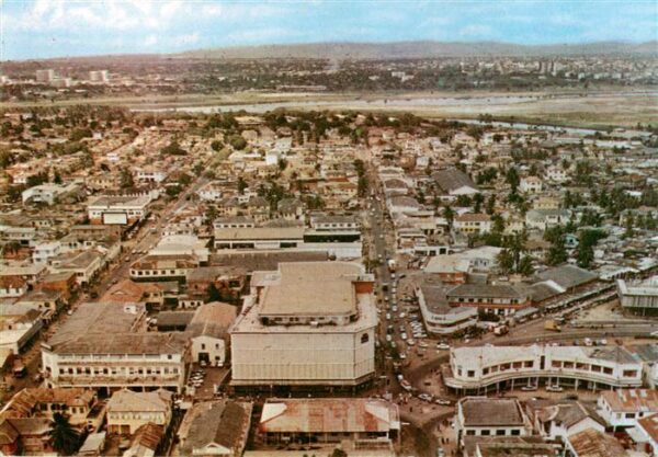 Accra Ghana Fliegeraufnahme