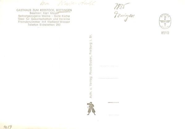 Bottingen Teningen BW Panorama Gasthaus zum Rebstock Gaststube Der singende Wirt – Bild 2