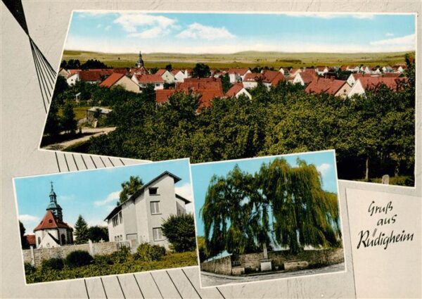 Ruedigheim Kirchhain Panorama Kirche Alter Baum