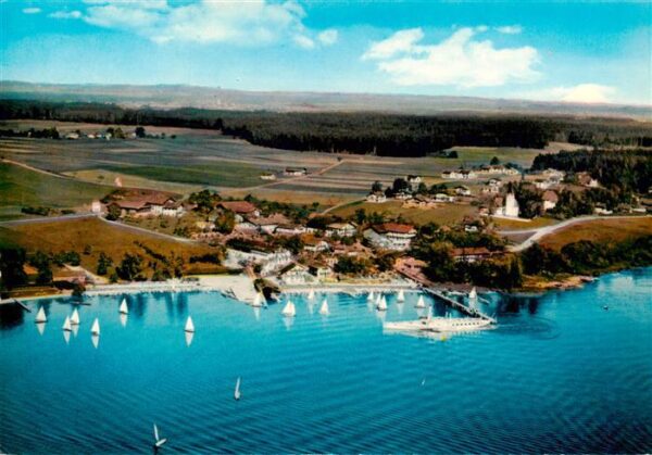 Gstadt Chiemsee Fliegeraufnahme