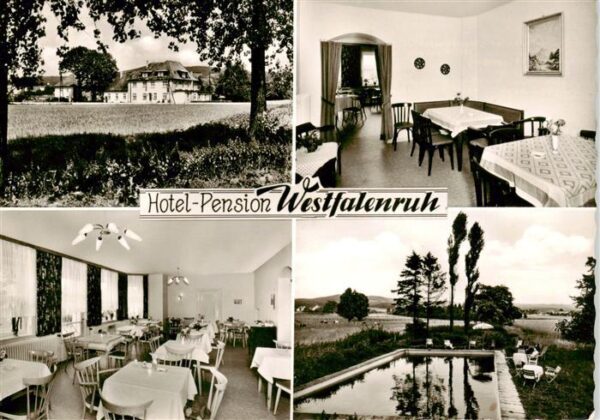 Kleekamp Borgholzhausen Hotel Pension Westfalenruh Gastraeume Pool