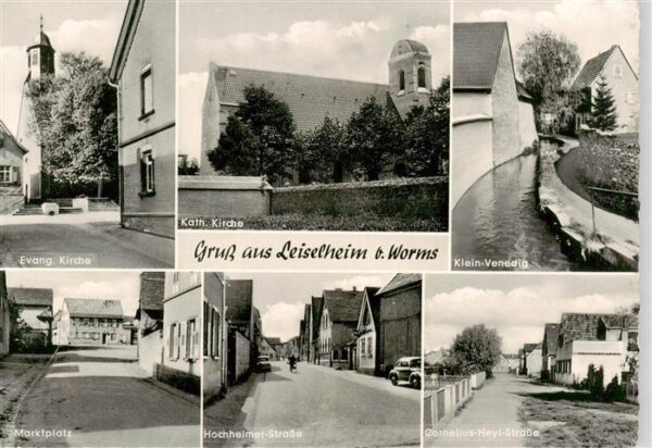Leiselheim Worms Ev Kirche Kath Kirche Klein Venedig Marktplatz Hochheimer Stras