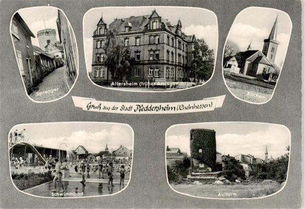 Pfeddersheim Sprenger Altersheim ehem Amtsgericht Kirchen Schwimmbad Aulturm