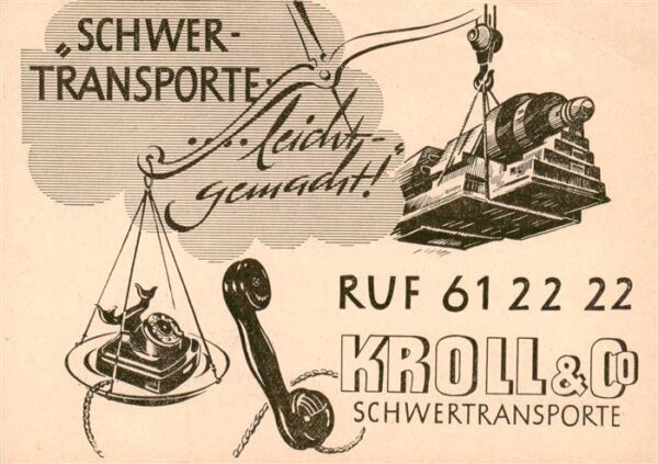 Berlin Fa Kroll Schwertransporte