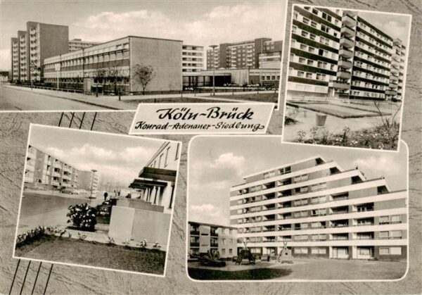 Brueck Koeln Konrad Adenauer Siedlung Teilansichten