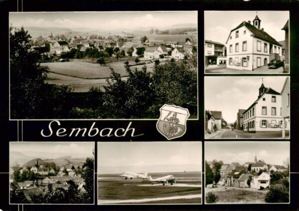 Sembach Panorama Ortspartien Flugplatz
