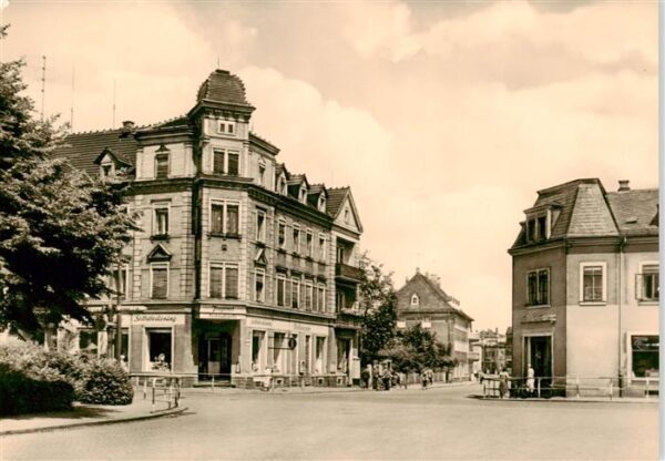 Coswig Anhalt Dresdner und Ernst Thaelmann Strasse
