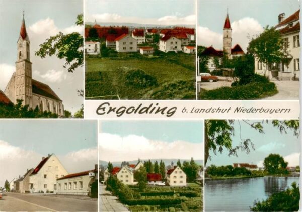 Ergolding Kirche Teilansichten Panorama