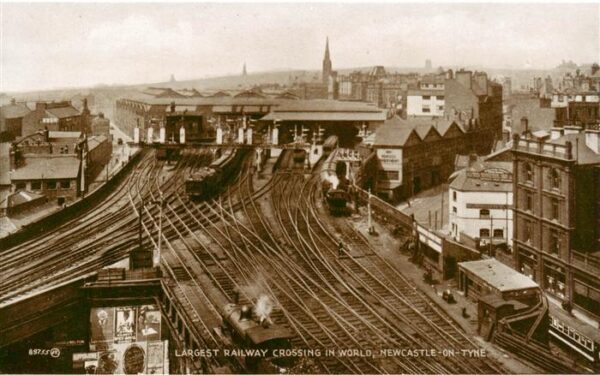 Newcastle  UK-Upon-Tyne North East Largest Railway in World