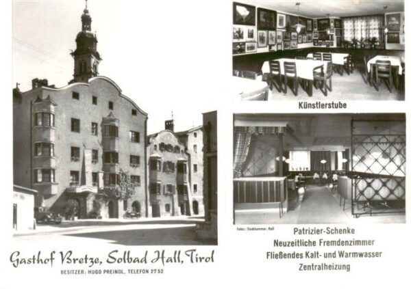 Bad Hall Solbad Hall AT Gasthof Bretze Kuenstlerstube Patrizier Schenke