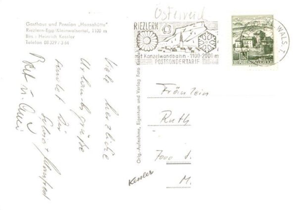 Riezlern Kleinwalsertal Vorarlberg Gasthaus und Pension Hansahuette – Bild 2