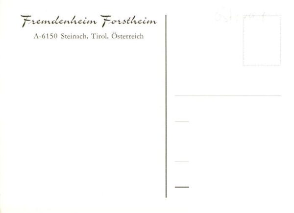 Steinach Tirol AT Fremdenheim Forstheim – Bild 2