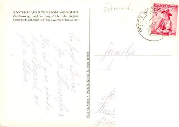 Werfenweng AT Gasthof Pension Wenghof – Bild 2