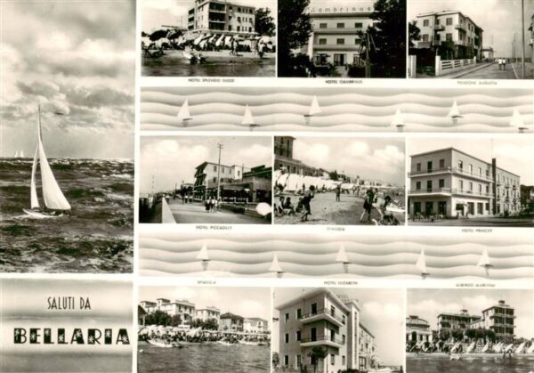 Bellaria Rimini IT Hotels Ortsansichten Segeln