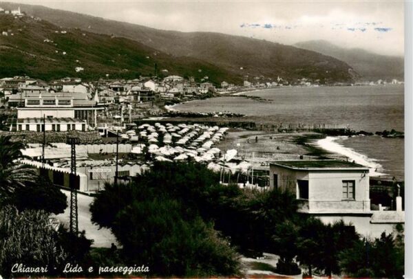 Chiavari Genova Genua Liguria IT Lido e passeggiata