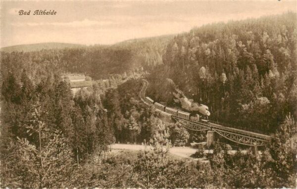 Bad Altheide Polanica-Zdrój PL Panorama Eisenbahnbruecke