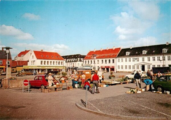 Torvet Maribo DK Marktplatz
