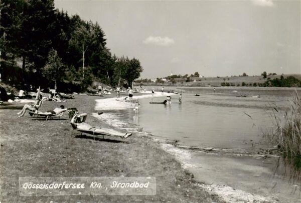 Goesselsdorfersee Kaernten AT Strandbad