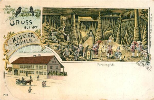 Hasel Haseler Höhle Gasthaus Erdmannshöhle Fü