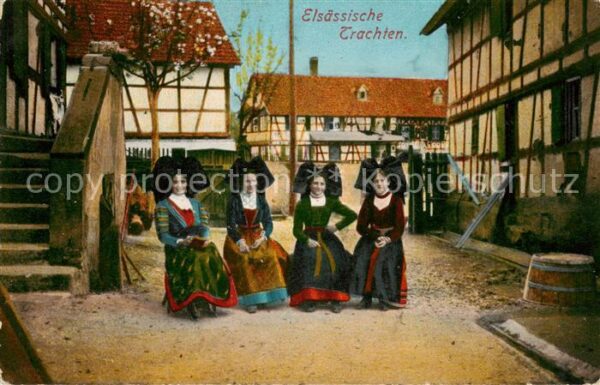 Trachten Alsace Elsaessische Trachten