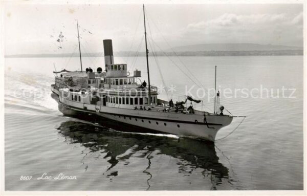 Dampfer Seitenrad Lac Leman