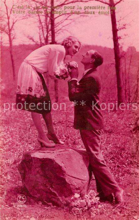 Foto PC Paris Nr. Nr. 2919 Liebespaar Wald