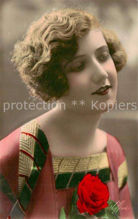 Foto Fotocelere Nr. Nr.1410/1 Frau Blume