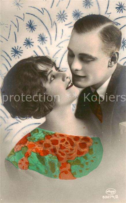 Foto Amag Nr. Nr. 63274/2 Liebespaar Portraet