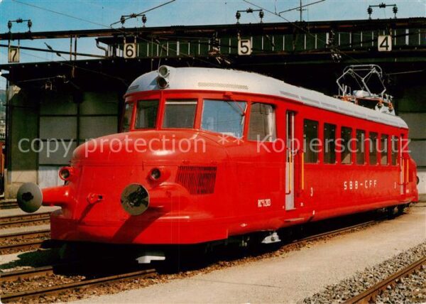 Eisenbahn Railway Chemin de Fer SBB Elektrischer Schnelltriebwagen RCe 2/4 203 R
