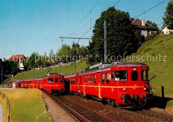Eisenbahn Railway Chemin de Fer Schweiz SZU Sihltalbahn BDe 4/4 Nr.92 + 95