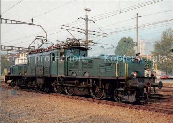 Eisenbahn Railway Chemin de Fer Krokodillokomotive Be 6/8 13302