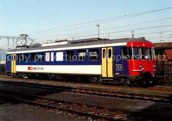 Eisenbahn Railway Chemin de Fer Schweizerische SBB El. Triebwagen RBe 540 062