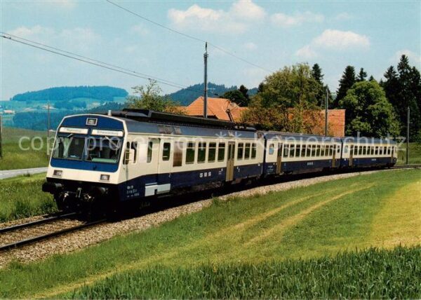 Eisenbahn Railway Chemin de Fer BLS Guerbetal Bern Schweizerburg Bahn Pendelzug