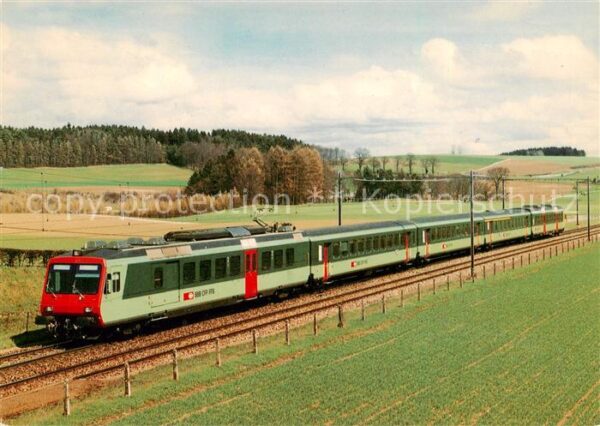 Eisenbahn Railway Chemin de Fer Pendelzug Muensingen RBDe 4/4 2101