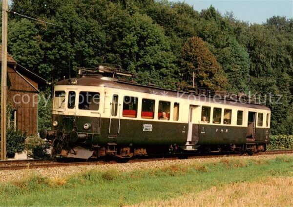 Eisenbahn Railway Chemin de Fer Emmental Bugdorf Thun Bahn Elektrischer Triebwag
