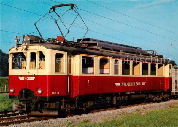 Eisenbahn Railway Chemin de Fer Appenzeller Bahn AE Elektrischer Triebwagen ABe