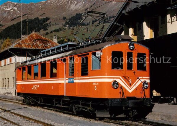 Eisenbahn Railway Chemin de Fer Chemin de fer Aigle Le Sepey Les Diablerets ASD