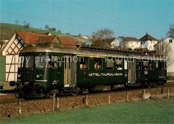 Eisenbahn Railway Chemin de Fer Mittelthurgaubahn MThB Elektrischer Triebwagen A