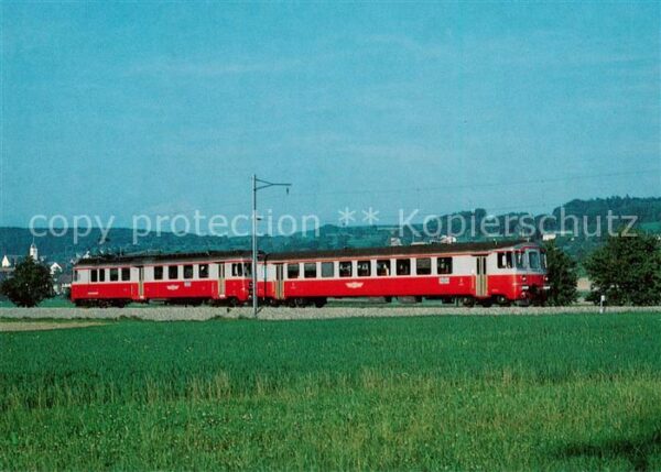 Eisenbahn Railway Chemin de Fer Wohlen-Meisterschwanden-Bahn Steuerwagen Bt 11Tr