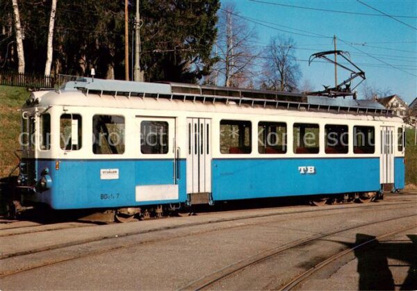 Eisenbahn Railway Chemin de Fer Trogener Bahn TB Motorwagen BDe 4/4 7