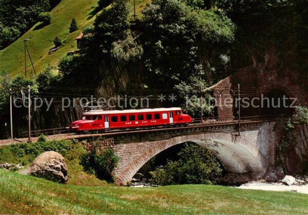 Eisenbahn Railway Chemin de Fer Schweizerische Roter Pfeil RAe 2/4 Nr. 1001