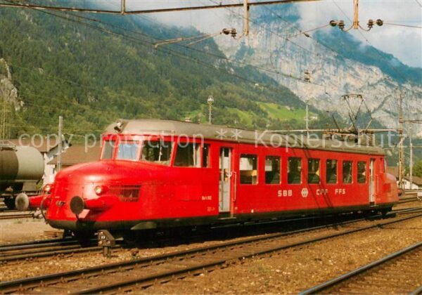 Eisenbahn Railway Chemin de Fer Elektro-Schnelltriebwagen Rae 2/4 Nr. 1002