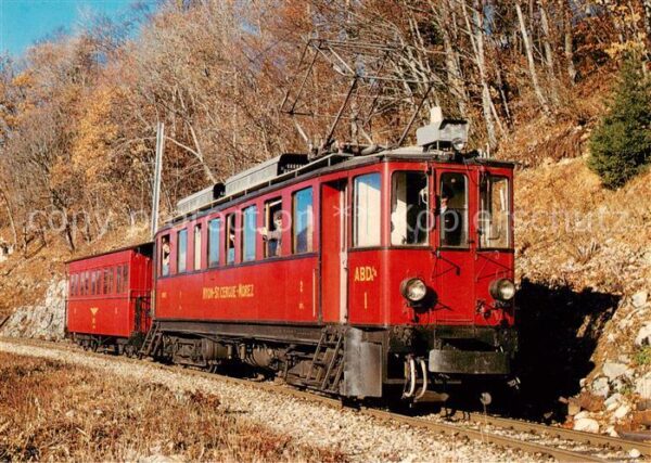 Eisenbahn Railway Chemin de Fer Chemin de fer Nyon St.-Cergue La Cure NStCM Elek